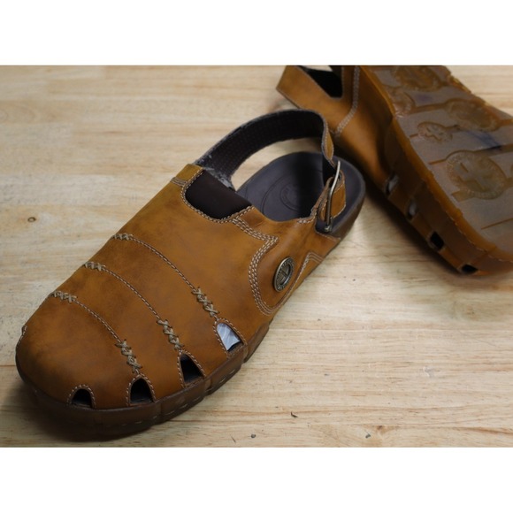 Dr. Martens Breckin AW004 Brown Slingback Clog  Shoes Sandal Mens Size 13 - Picture 15 of 15